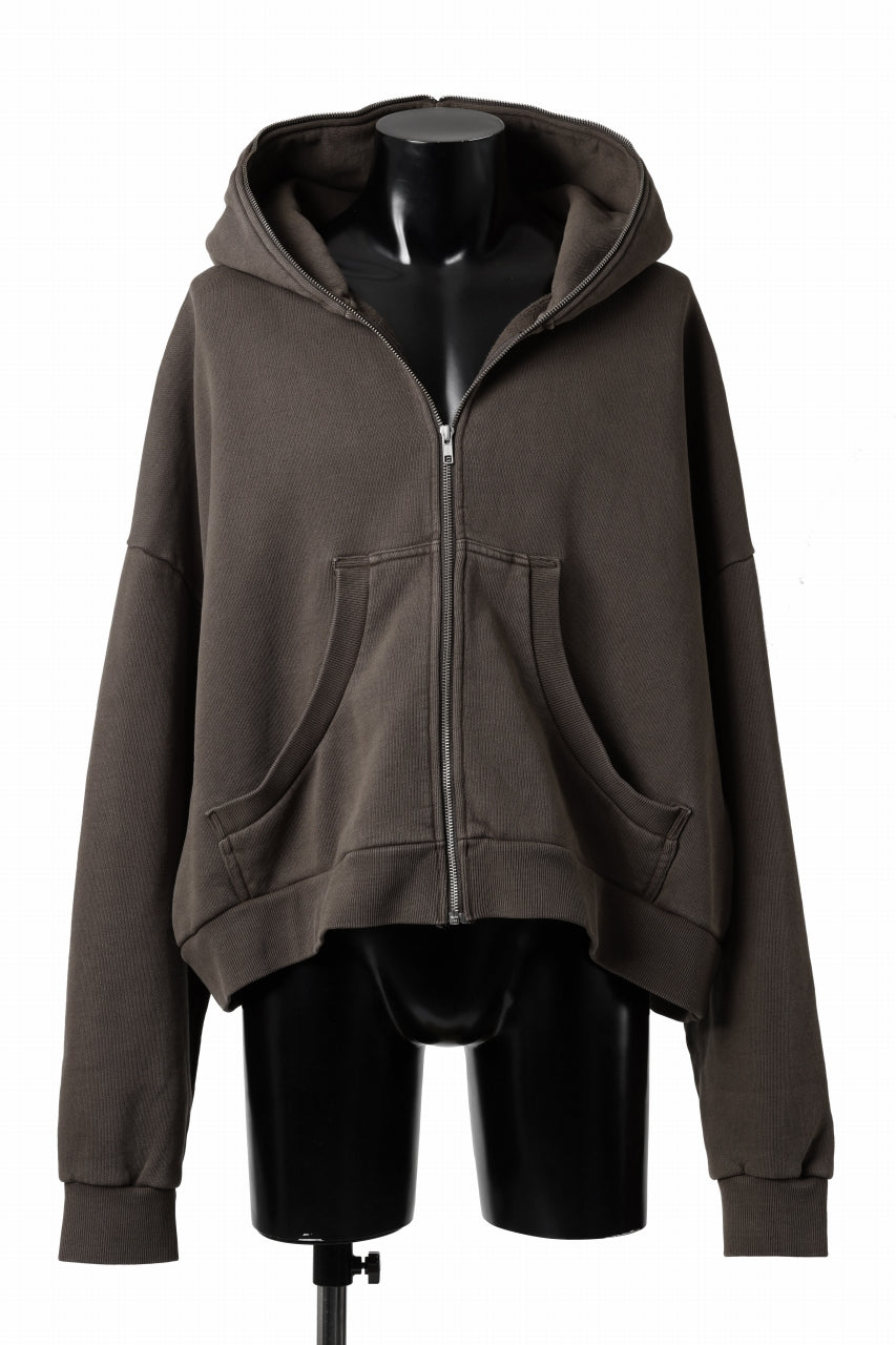 entire studios ETERNAL ZIP SWEAT PARKA (BRUNETTE)の商品ページ