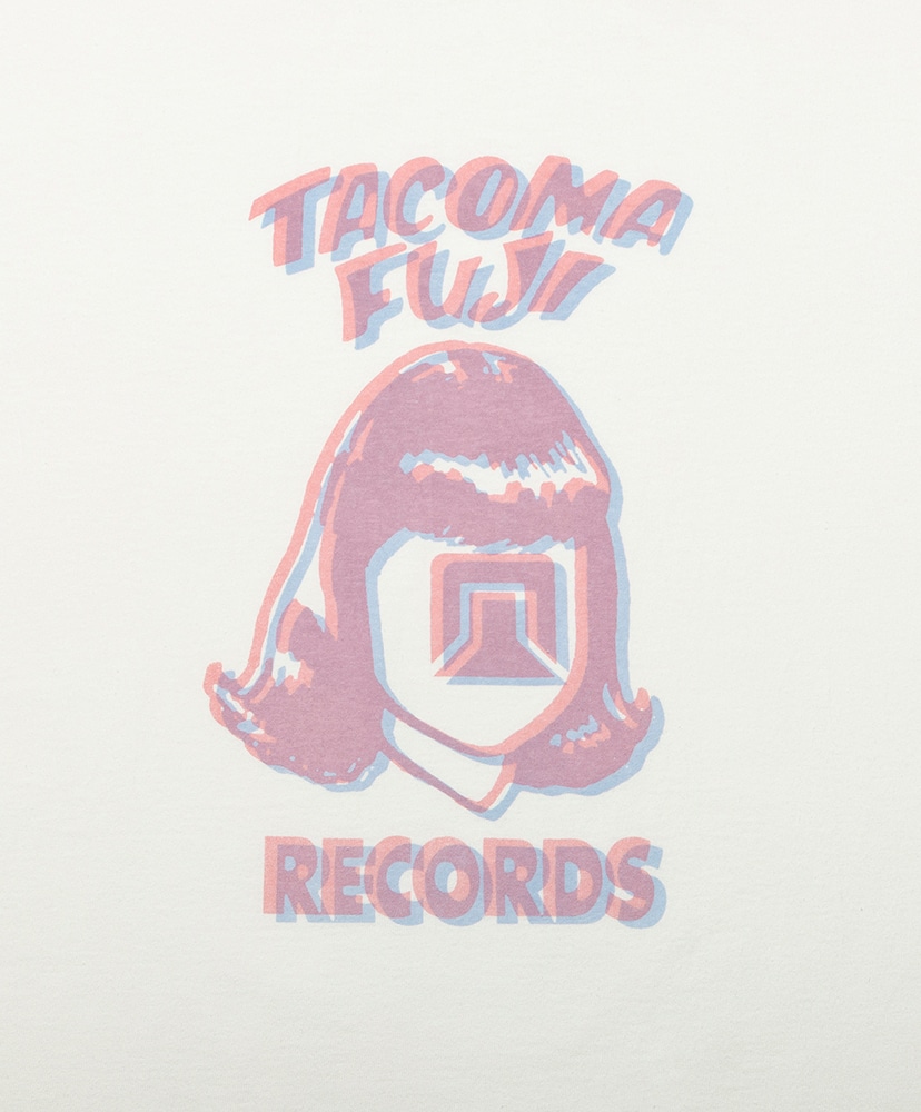 TACOMA FUJI RECORDS LOGO LS Tee(M(MEN) White/ホワイト): TACOMA