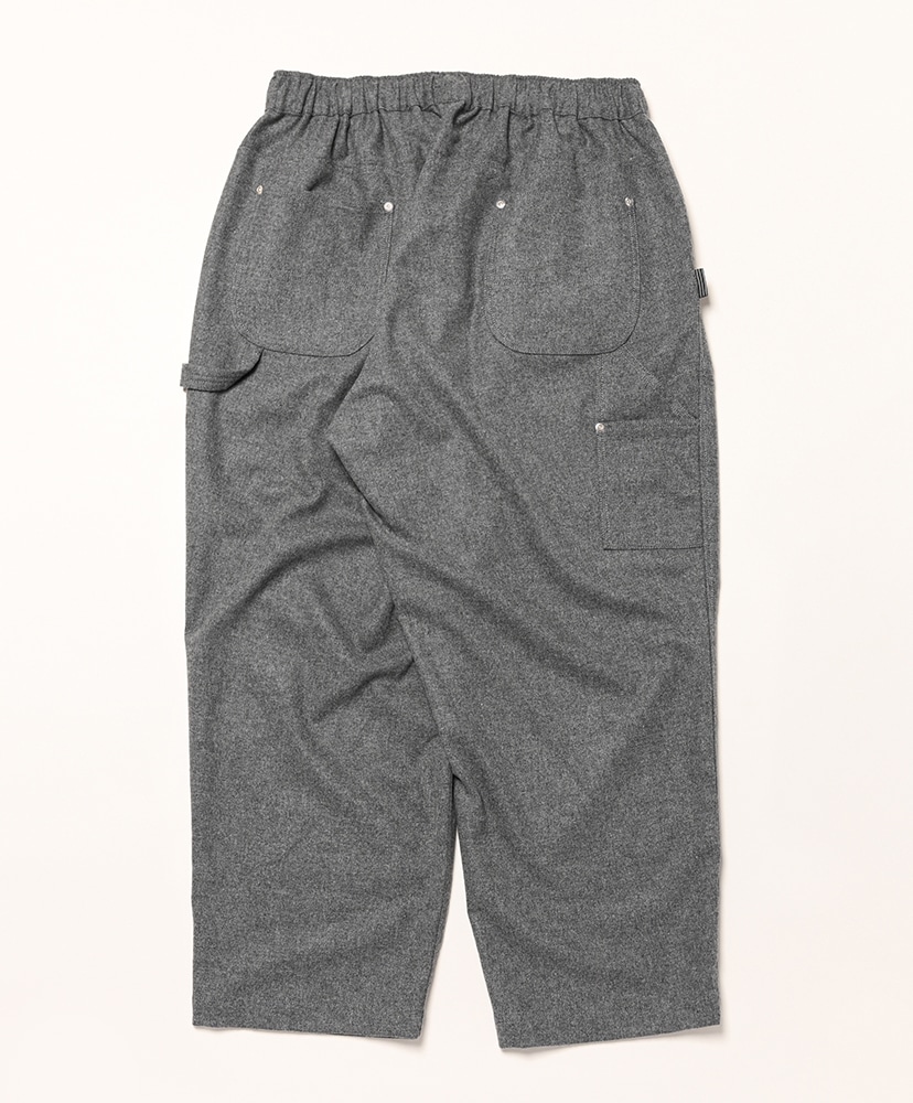 Cashmere Wool Double Knee Pants(L(MEN) Black M/ブラック): S.F.C