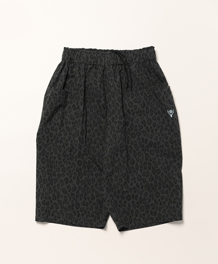 Army String Cropped Pant - C/N Poplin / Leopard(L(MEN) Charcoal