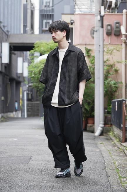 blurhms [ ブラームス ] Co/Silk Nep Plain Tee Styling