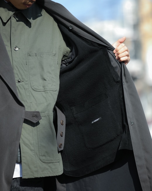 MAATEE&SONS OVER COAT [グレーシャンブレー]