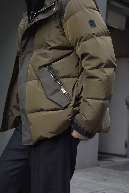 MACKAGE 24AW-RILEY [ARMY/CAMEL]
