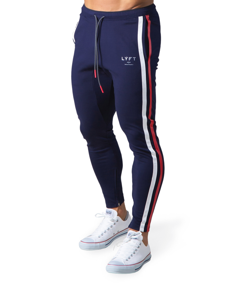 LYFT Stretch 2 Line Pants - Navy – LÝFT
