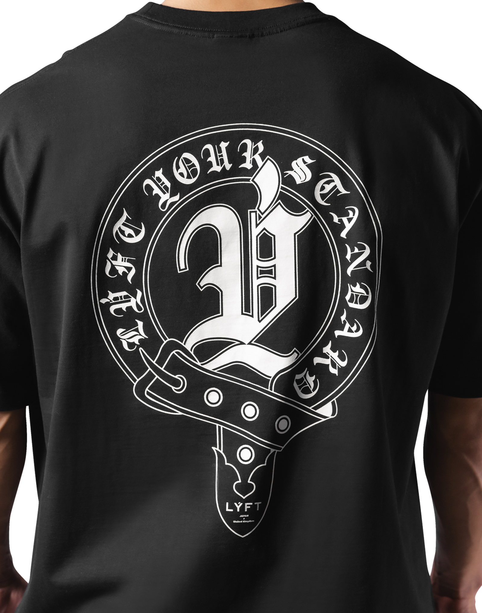 Old English Big T-Shirt - Black – LÝFT