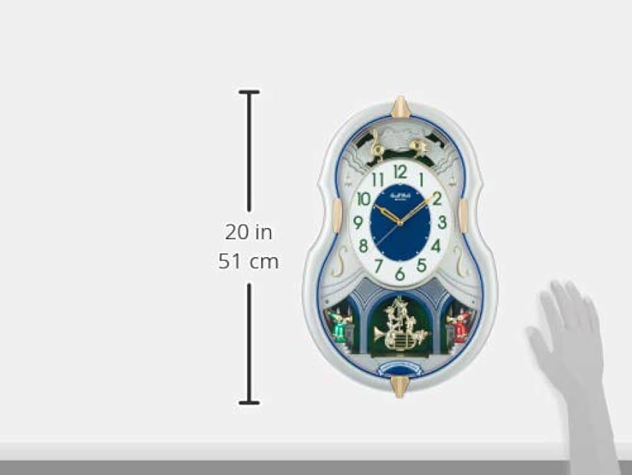 Amazon.co.jp: リズム(RHYTHM) 電波時計 掛け時計 アナログ スモール