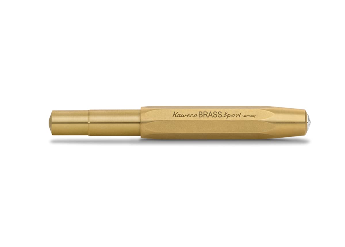 Amazon | Kaweco カヴェコ 万年筆 M 中字 ブラス スポーツ BRFP-BR