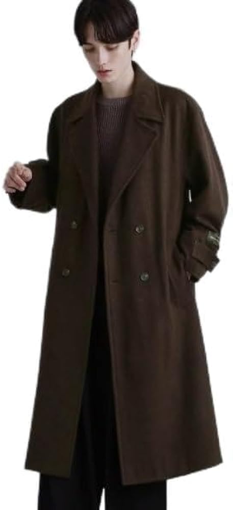 Amazon | [ ティーケー タケオキクチ ] チェスターコート ダブル
