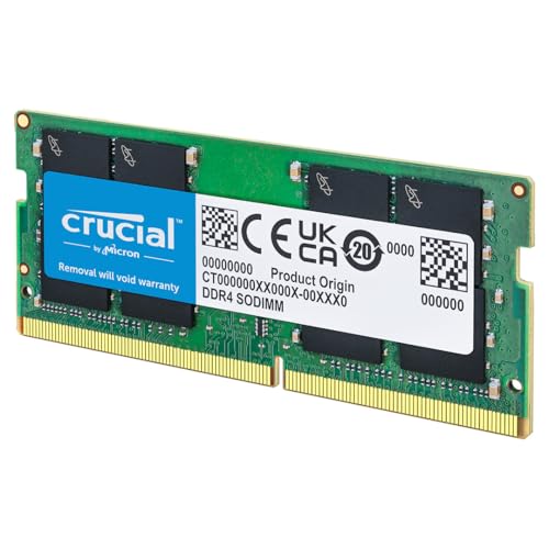Crucial Memória de laptop RAM 32GB DDR4 3200MHz CL22 (ou 2933MHz