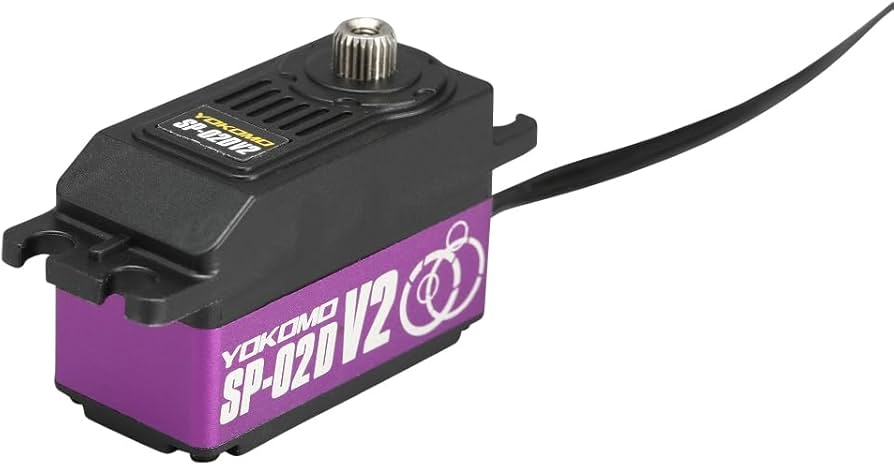 Amazon | ヨコモ RWD ドリフトサーボ V2 デジタル サーボ ロープロ (紫