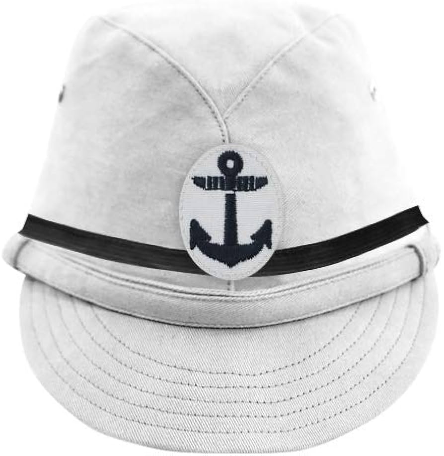 Amazon | 第二次世界大戦 日本帝国海軍 二種 下士官略帽 白/ワイト-S