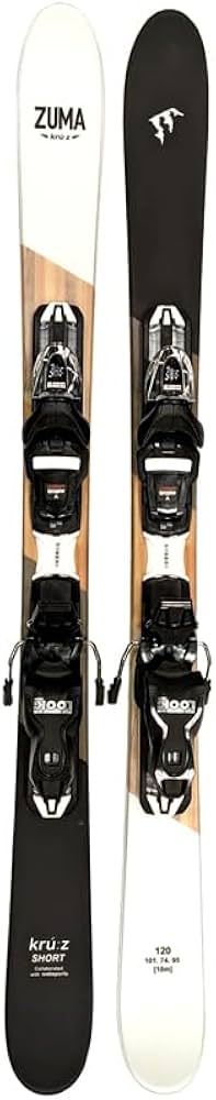 Amazon | ZUMA ショートスキー KRU:Z SHORT 120cm＋ルック XPRESS10 GW