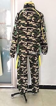 Amazon.co.jp: [WANFU] コスプレ衣装 hide ラインパーカー+ズボン 迷彩