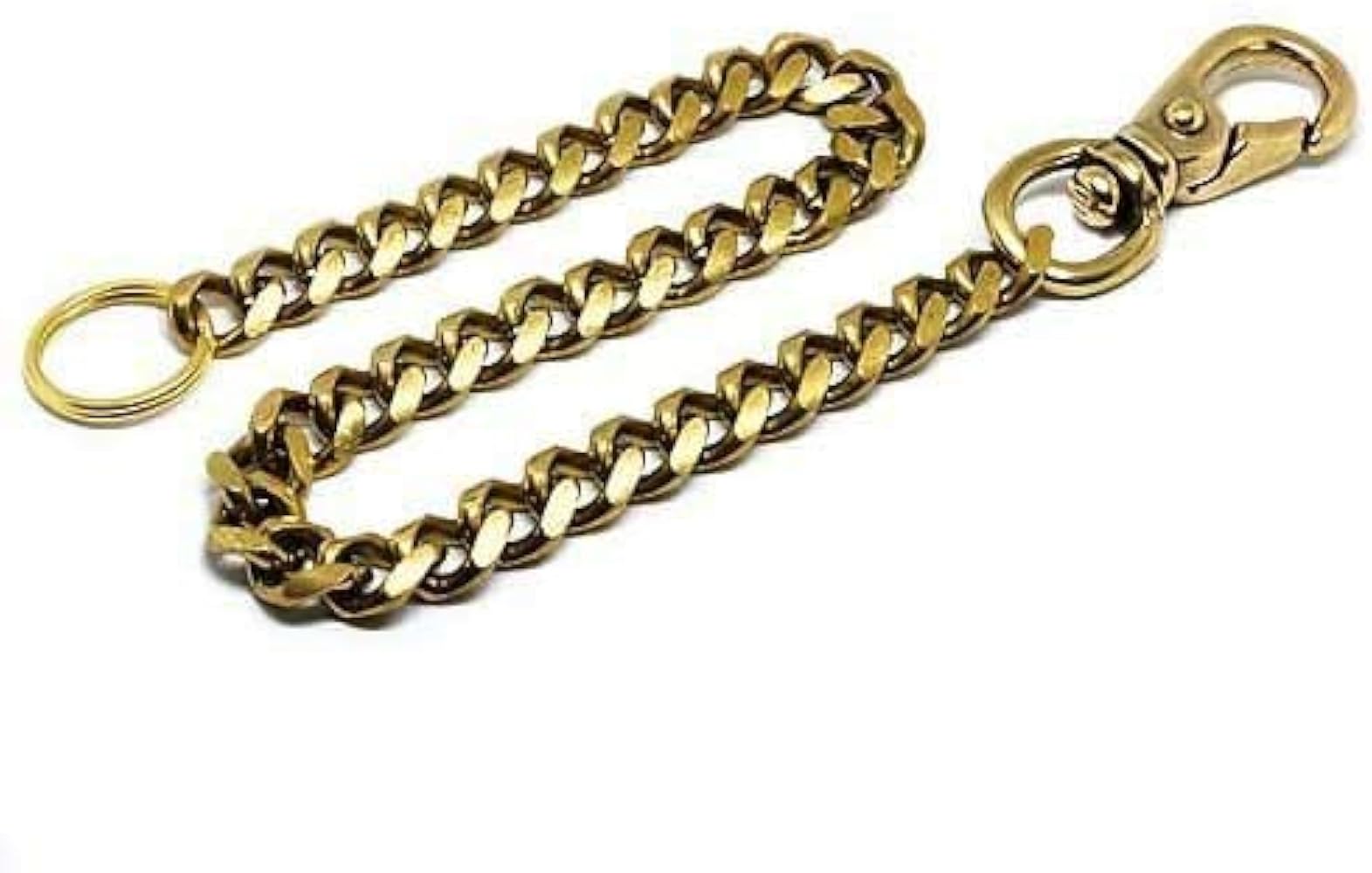 Amazon.co.jp: [BRASS STORE] ロング 43cm 真鍮ウォレットチェーン