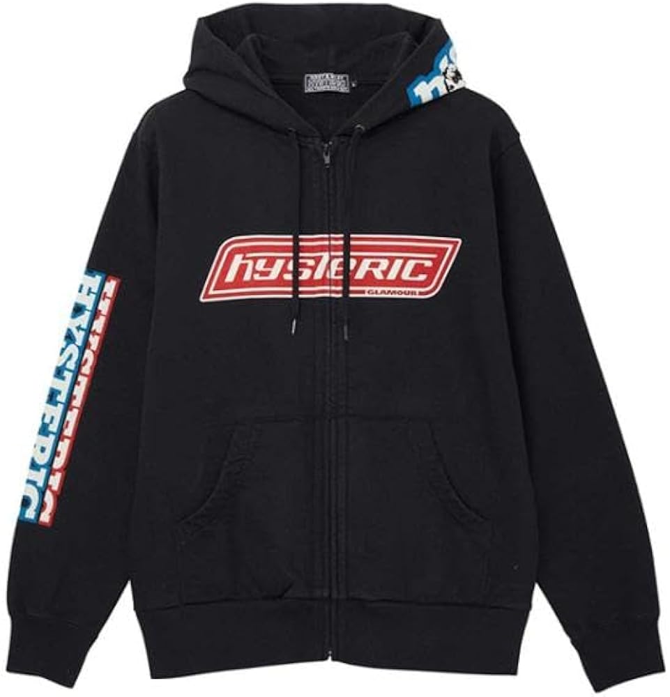 Amazon.co.jp: [ヒステリックグラマー] HG BOX LOGOS パーカー BLACK