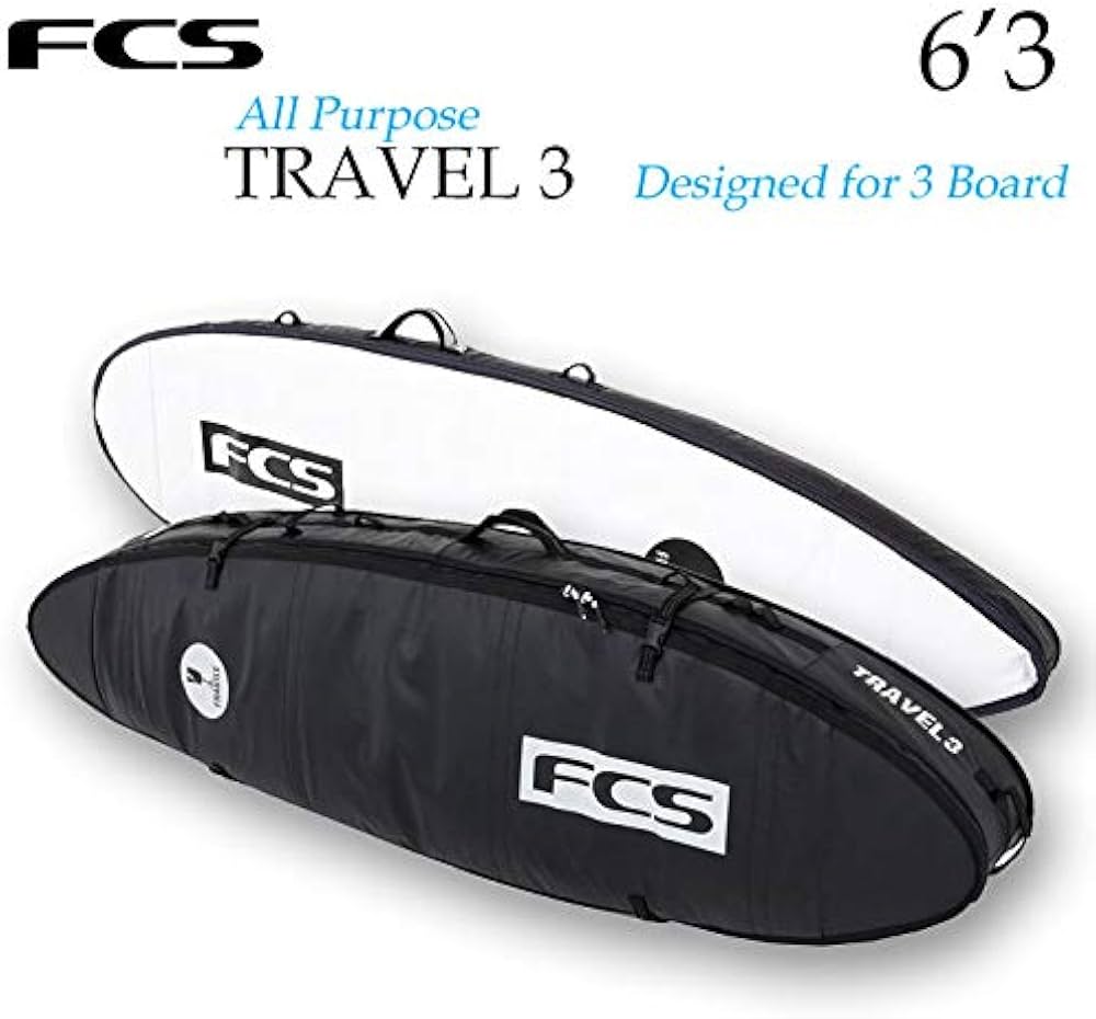 Amazon | FCS サーフボード ハードケース TRAVEL3 [6'3] ALL PURPOSE