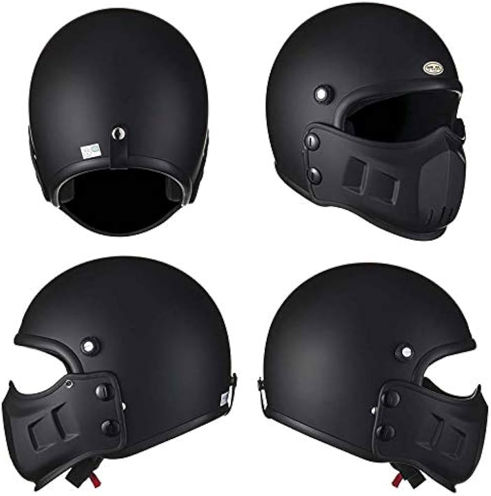 Amazon.co.jp: マッドマッスクJ01 マスク付 ジェットヘルメット マット