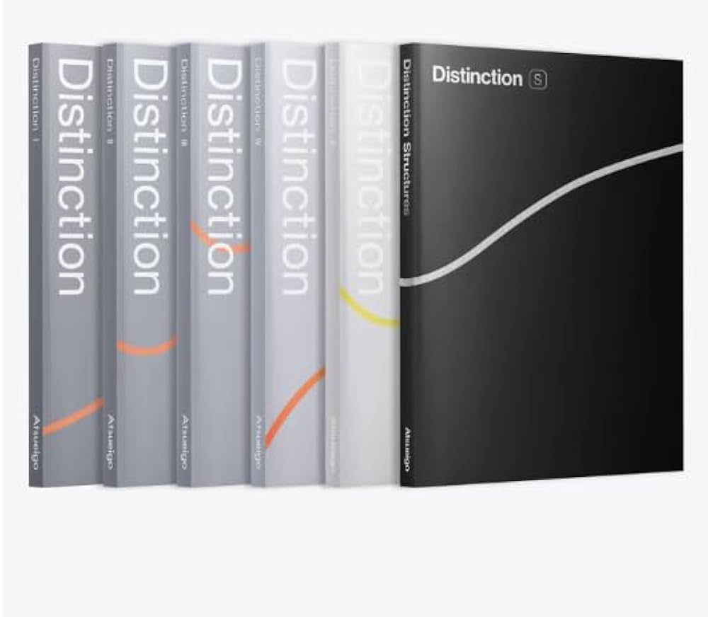 Distinction 5冊 + Structures セット【オリジナルボールペン付き