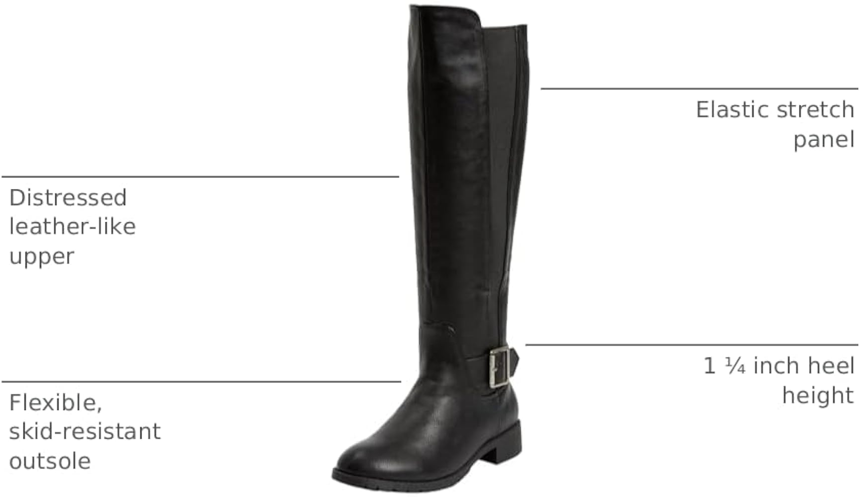 Amazon.com | Comfortview Milan Wide Calf Boot Tall Knee-High