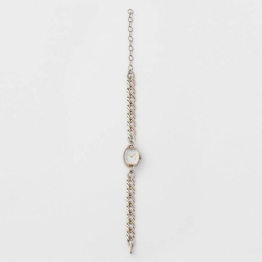 Amazon.co.jp: [アガット] トノーフェイスジュエリーウォッチ イエロー