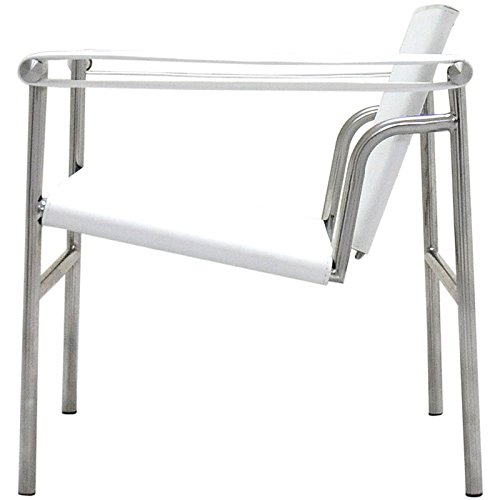 Amazon｜LC1スリングチェア レザー仕様 色ホワイト ルコルビジェによる