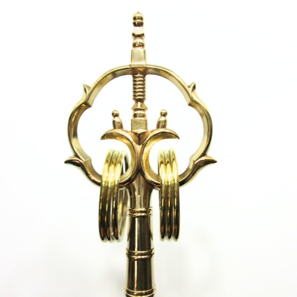 Amazon.co.jp: 密教法具 錫杖 しゃくじょう 禅杖 法杖 長さ約35cm