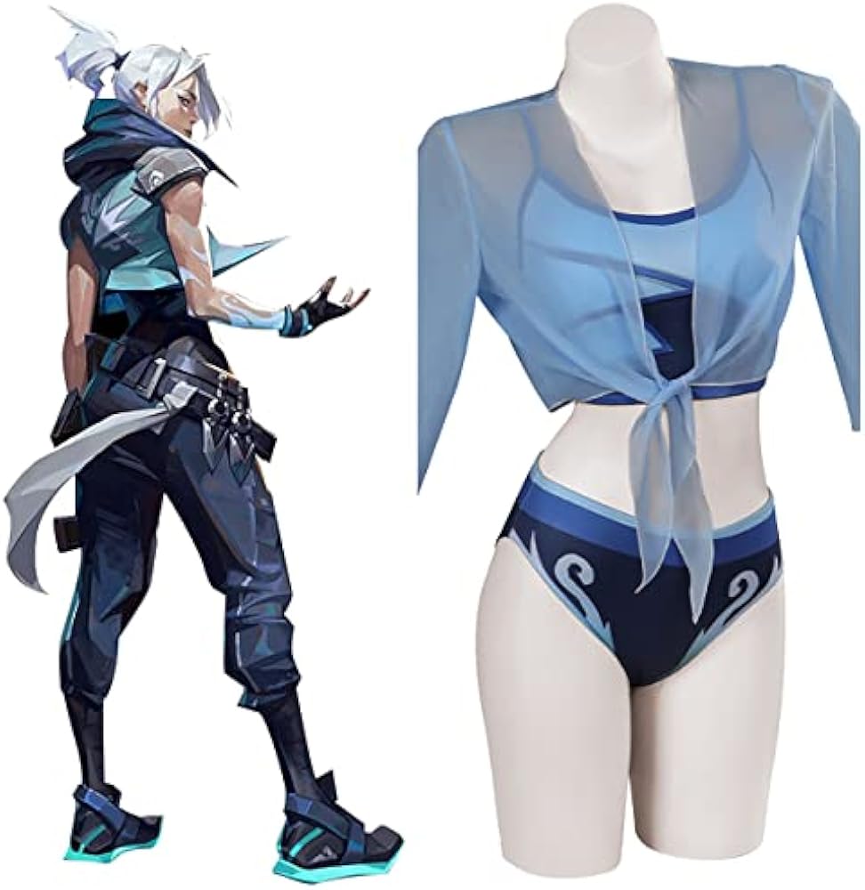 Amazon.co.jp: [JIATU] ジェット 水着 VALORANT JETT コスプレ衣装