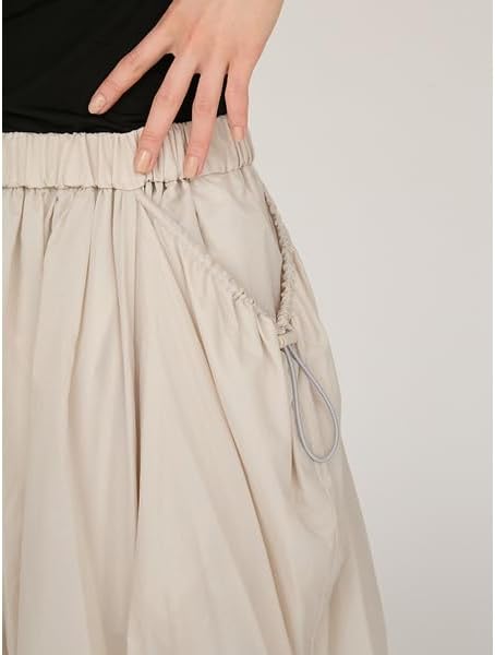 Amazon.co.jp: [エミ] タックドロストボリュームスカート 13WFS254079