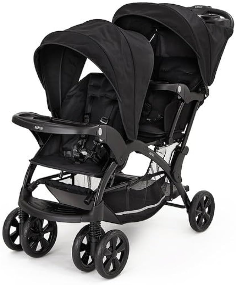 Amazon | KATOJI ベビーカー 二人でゴーDX レインカバー付 (オニキス