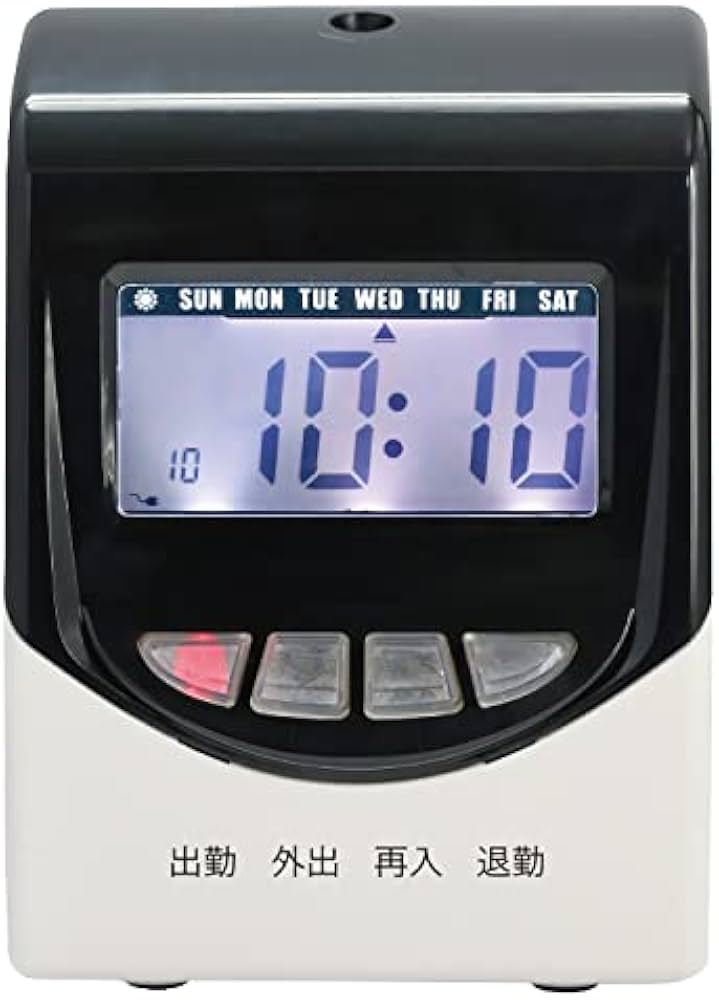 Amazon.co.jp: タイムカードレコーダー SIS NX-19N 勤務時間記録 大