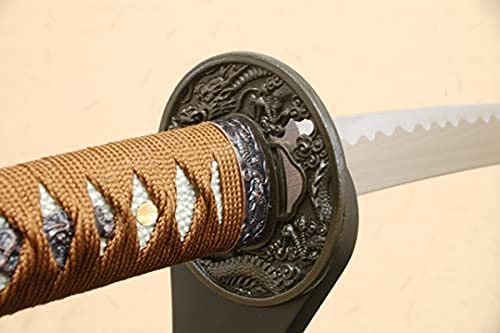 Amazon | しのびや 模造刀 濃金茶鞘 大刀 (刀・鞘・刀拭クロス・模造刀
