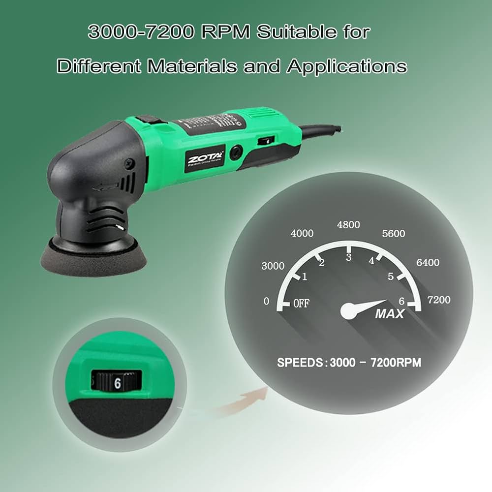 Amazon.co.jp: ZOTA ミニポリッシャー 2インチ/3インチ カーバッファー