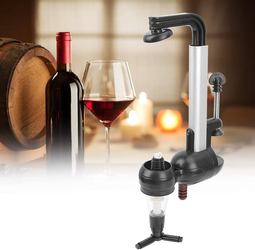 Amazon.co.jp: ワインポアラー 逆さデザイン ポータブル 回転バルブ