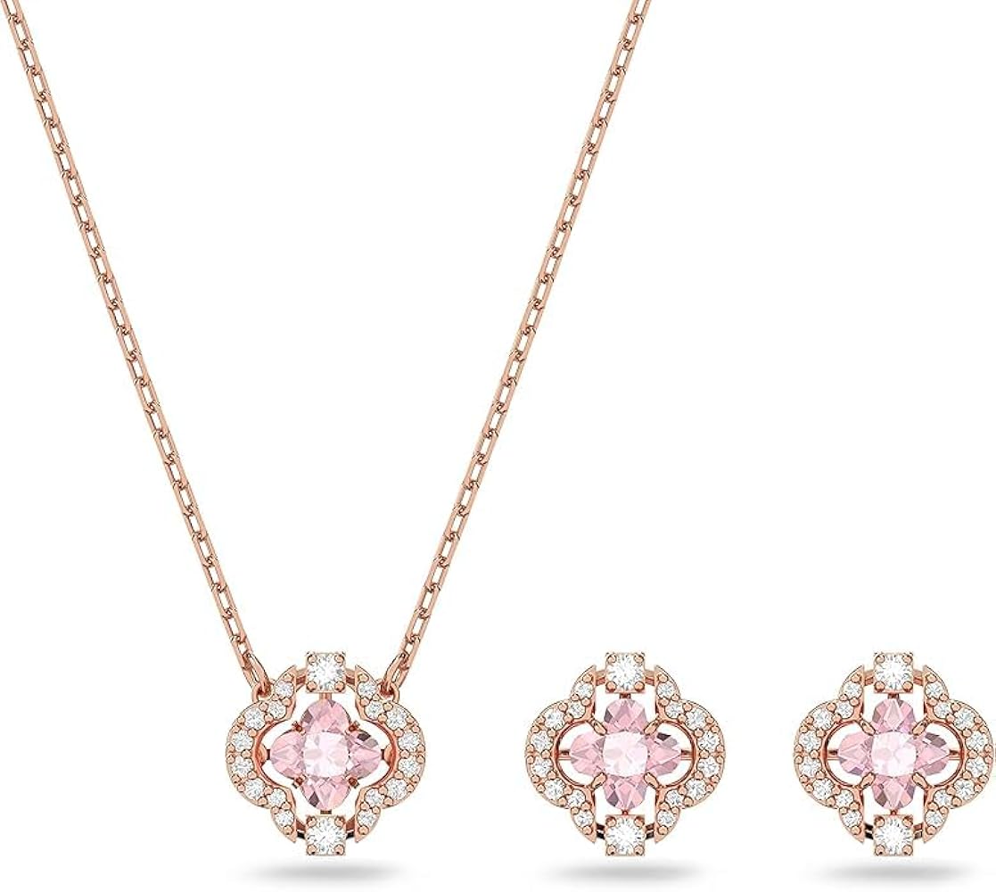 Amazon | [Swarovski] スワロフスキー ネックレス ピアス セット