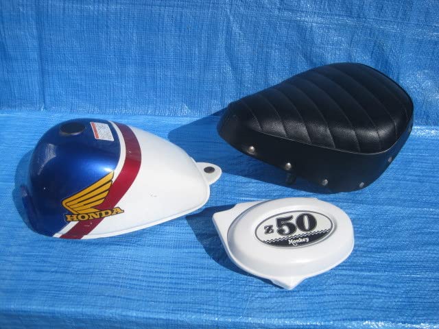 Amazon.co.jp: 限定車12Vモンキー トリコロール タンク 外装 セット