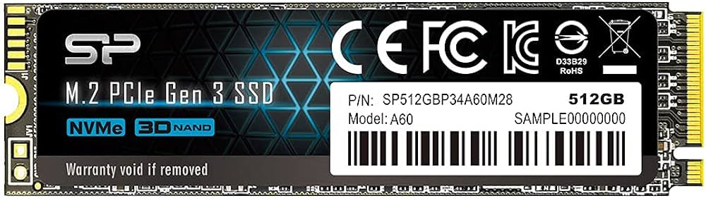 Amazon | シリコンパワー SSD 512GB 3D NAND M.2 2280 PCIe3.0×4 NVMe1