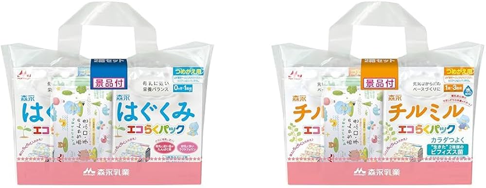 Amazon.co.jp: 【セット買い】森永 はぐくみ エコらくパック つめかえ