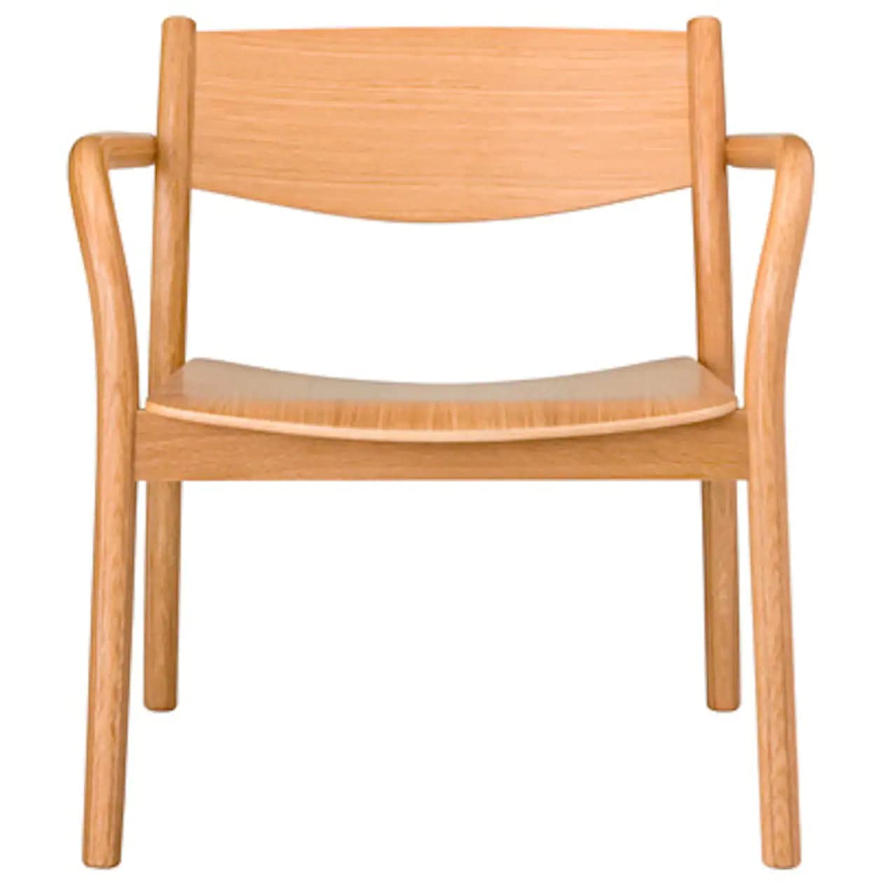 Amazon.co.jp: 無印良品 オーク材ラウンジアームチェア R幅68×奥行61.5