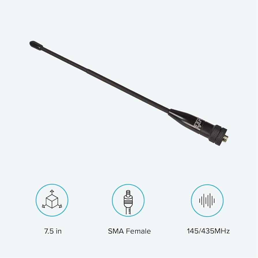 Amazon.com: ExpertPower XP-669C 7.5-Inch Dual Band SMA-F Antenna
