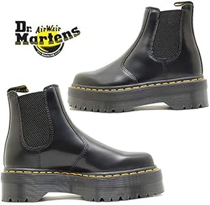 Amazon | [ドクターマーチン] 2976 QUAD CHELSEA BOOT 24687001 BLACK