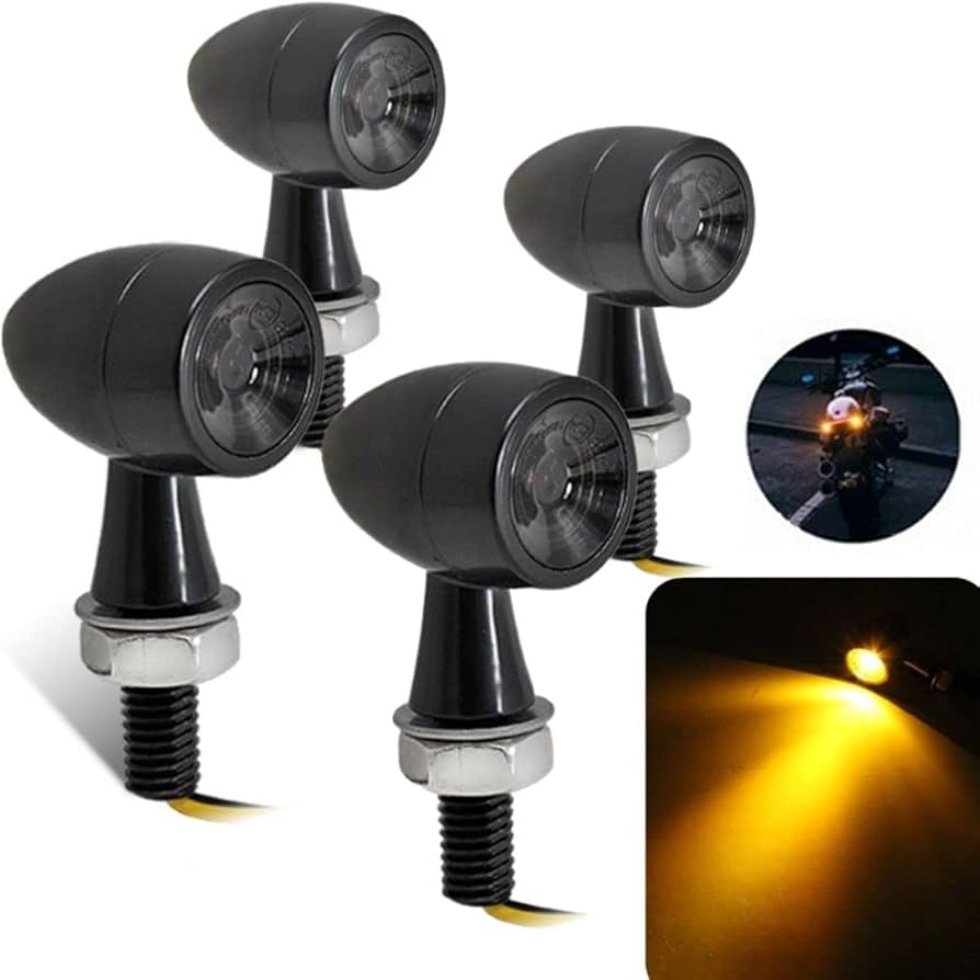 Amazon | one+lifestyle ハーレー LED ウインカー 小型 砲弾型 ミニ