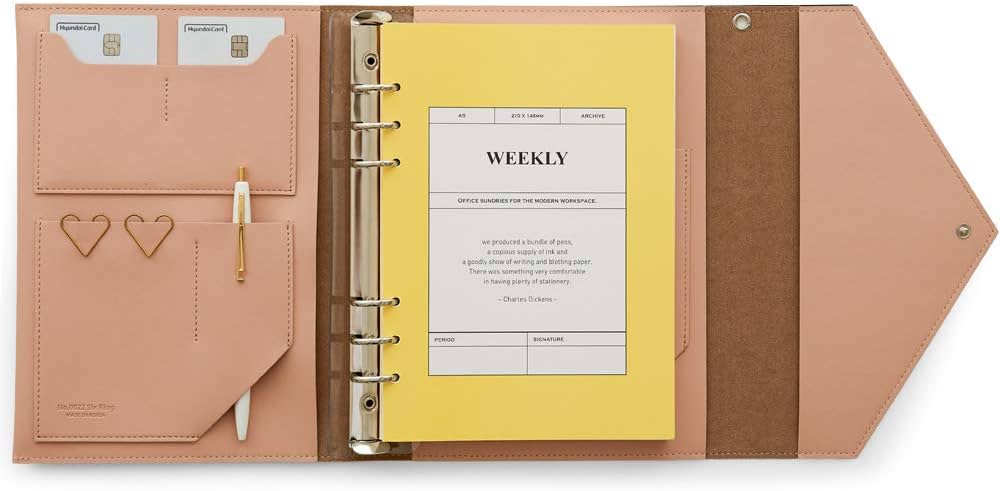 Amazon.co.jp: Funnymade CLUTCH 6穴 DIARY COVER - A5 オーガナイザー