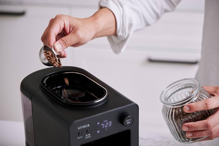 Amazon | シロカ 全自動コーヒーメーカーカフェばこ SC-A352 ブラック