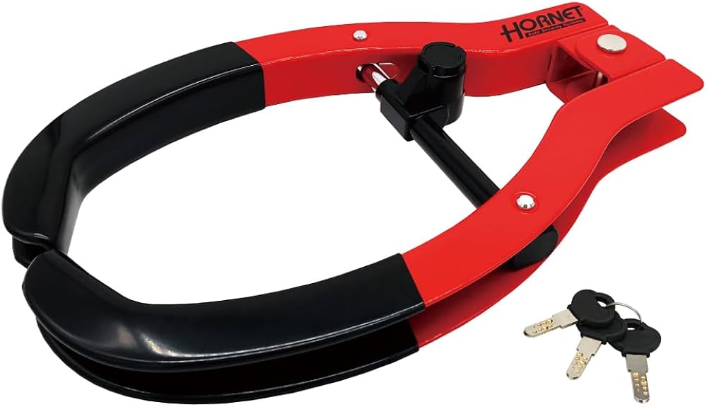 Amazon | HORNET(ホーネット) 加藤電機タイヤロック カラー:レッド