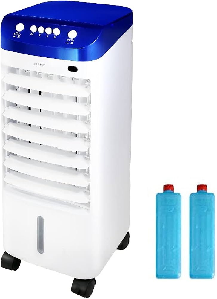 Amazon | 冷風機 冷風扇 からだにやさしい 自然風 専用保冷剤2個付