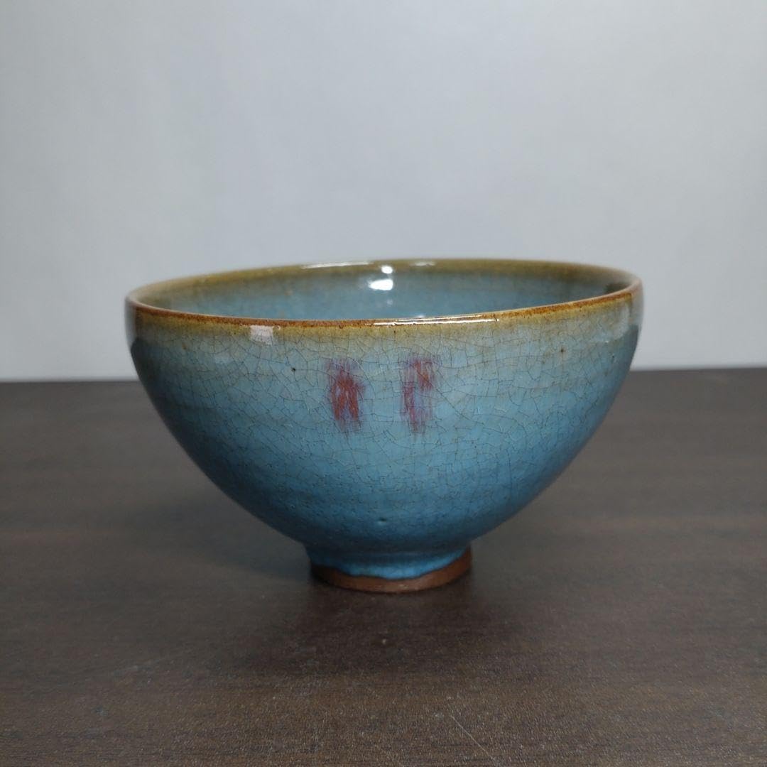 Amazon.co.jp: 鈞窯 澱青釉 紫紅斑 碗 : おもちゃ