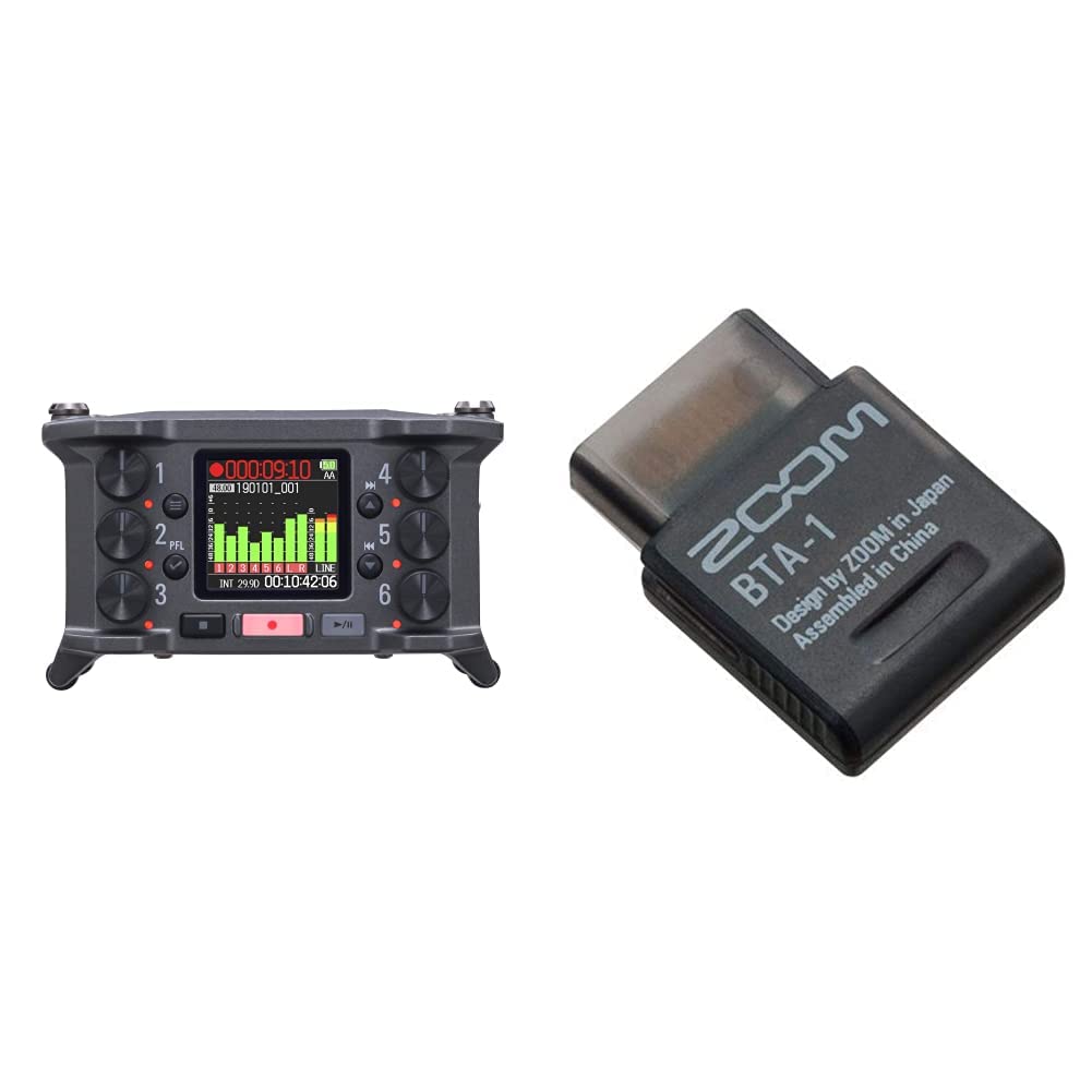 Amazon.com: F6 Multitrack Field Recorder & BTA-1 Bluetooth Adapter