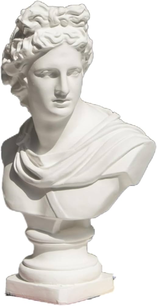 Amazon.co.jp: Unlnsiy 石膏像 胸像 人物像 置物 デビッド像 石膏像風