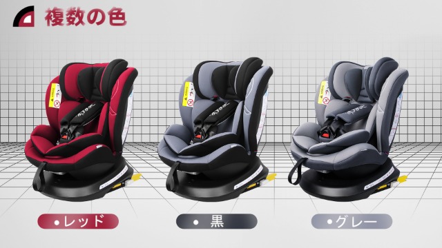 Amazon.co.jp: Reecle Car Seat, 360° Rotating, For Newborns to 12