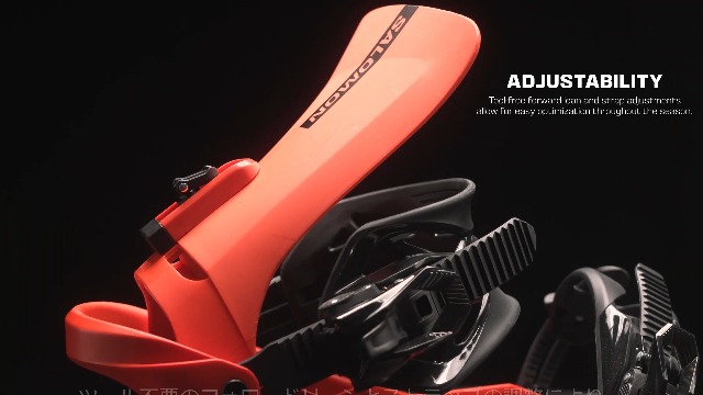 スノーボードサロモンビンディング L オレンジ スノーボードサロモン